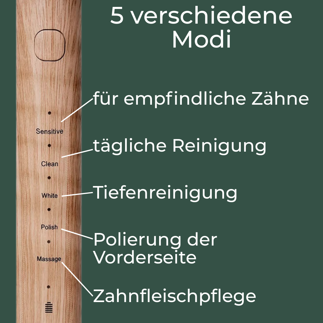 Bambus Schallzahnbürste